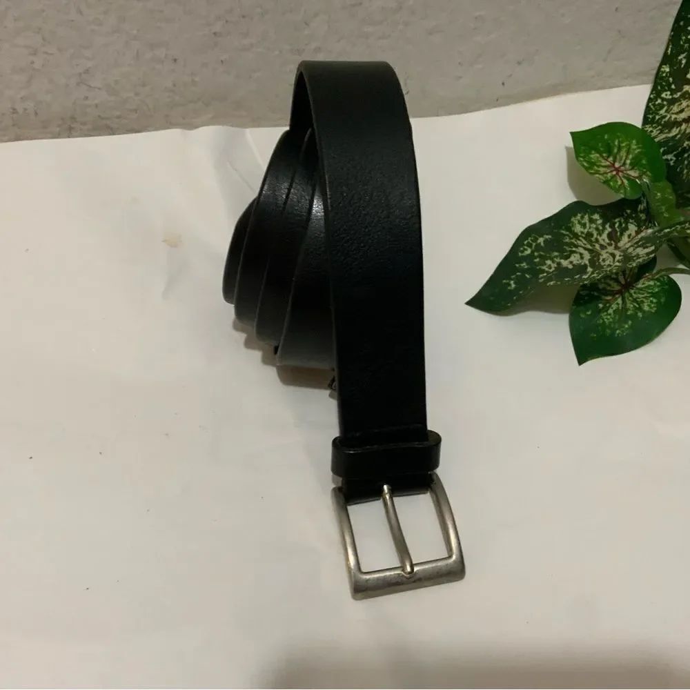 Trafalgar Mens Black soft Leather Belt Size 42
